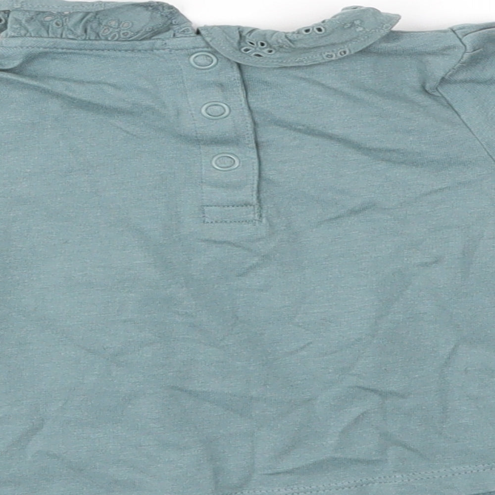TU Girls Green Basic T-Shirt Size 3-6 Months