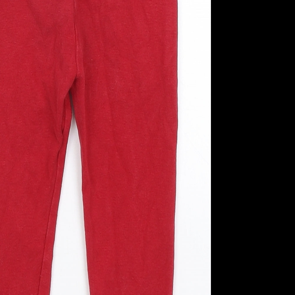 Mayoral Girls Red Capri Trousers Size 2 Years