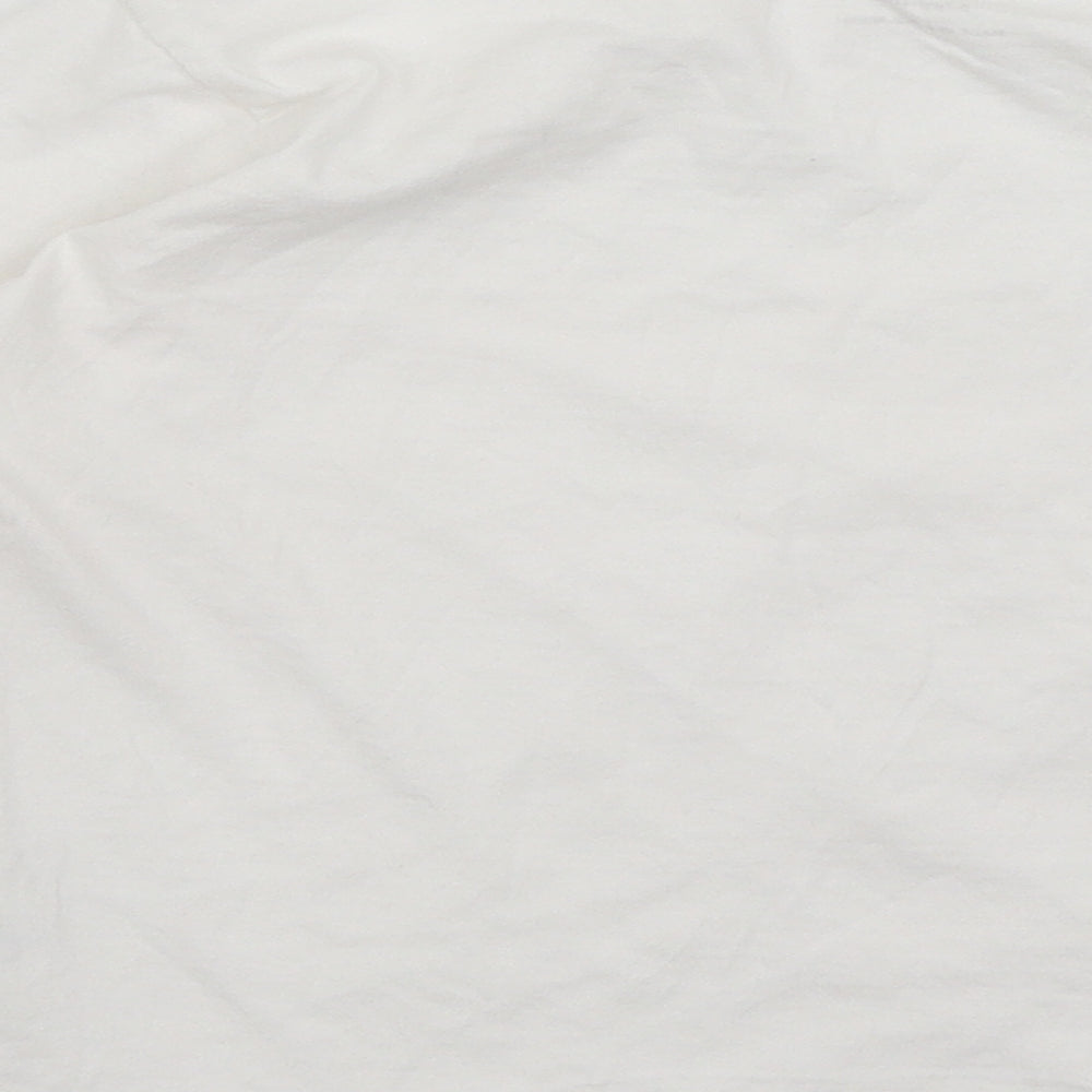 Primark Girls White Basic T-Shirt Size 6-7 Years