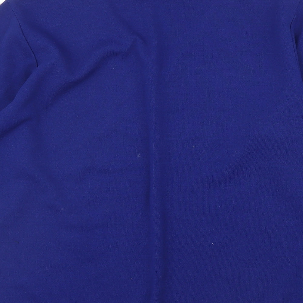 Nina Leonard Womens Blue Pullover Jumper Size M