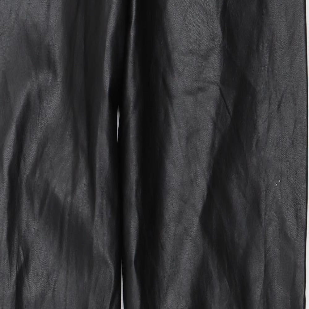 Missguided Womens Black Trousers Size 8 L31 in