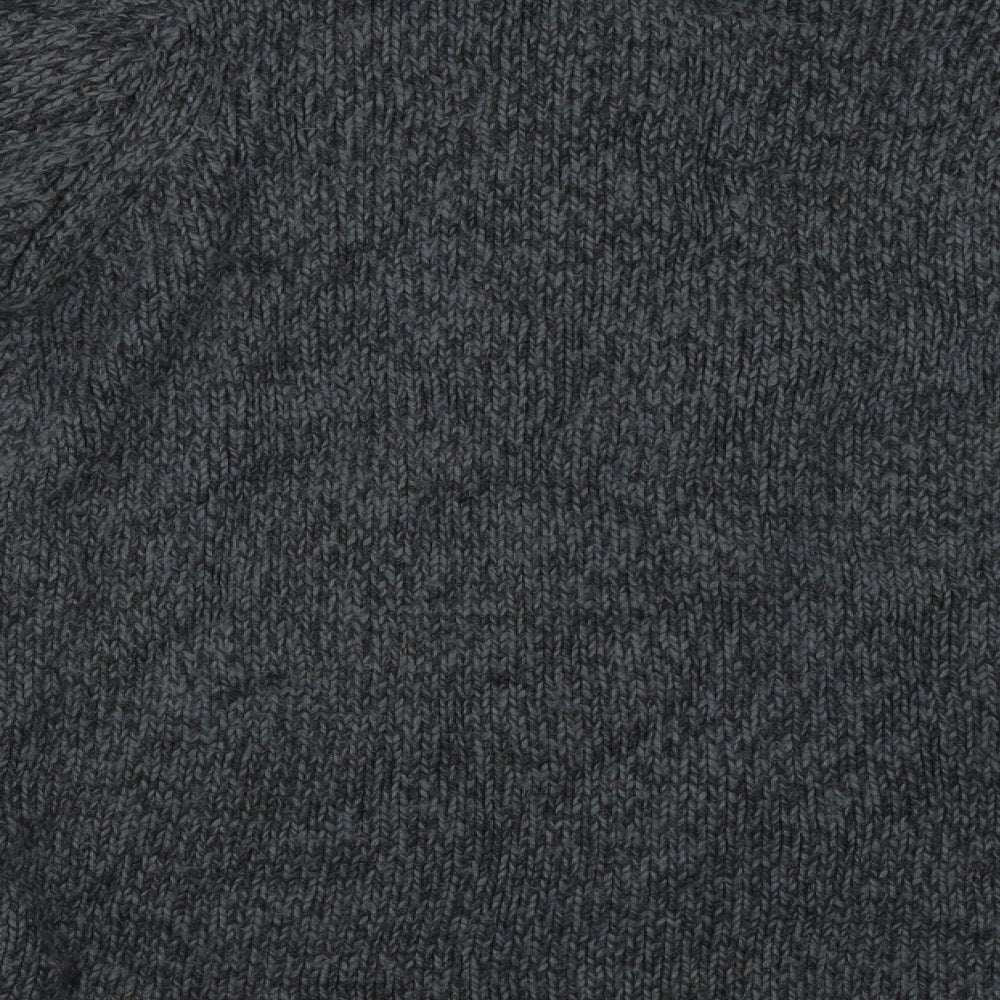 Bonmarché Womens Grey Cardigan Jumper Size M