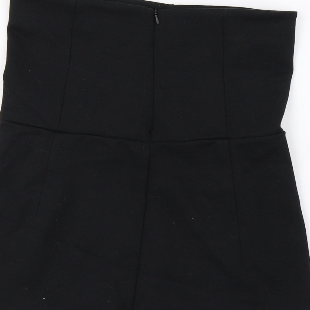 As You Womens Black Basic Blouse Size 10