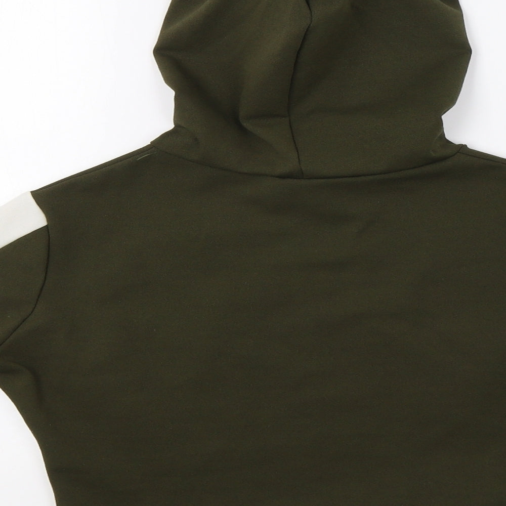 Fwemme Luxe Womens Green Pullover Hoodie Size 8