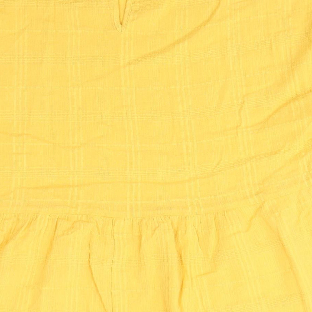 Matalan Womens Yellow Basic Blouse Size 14