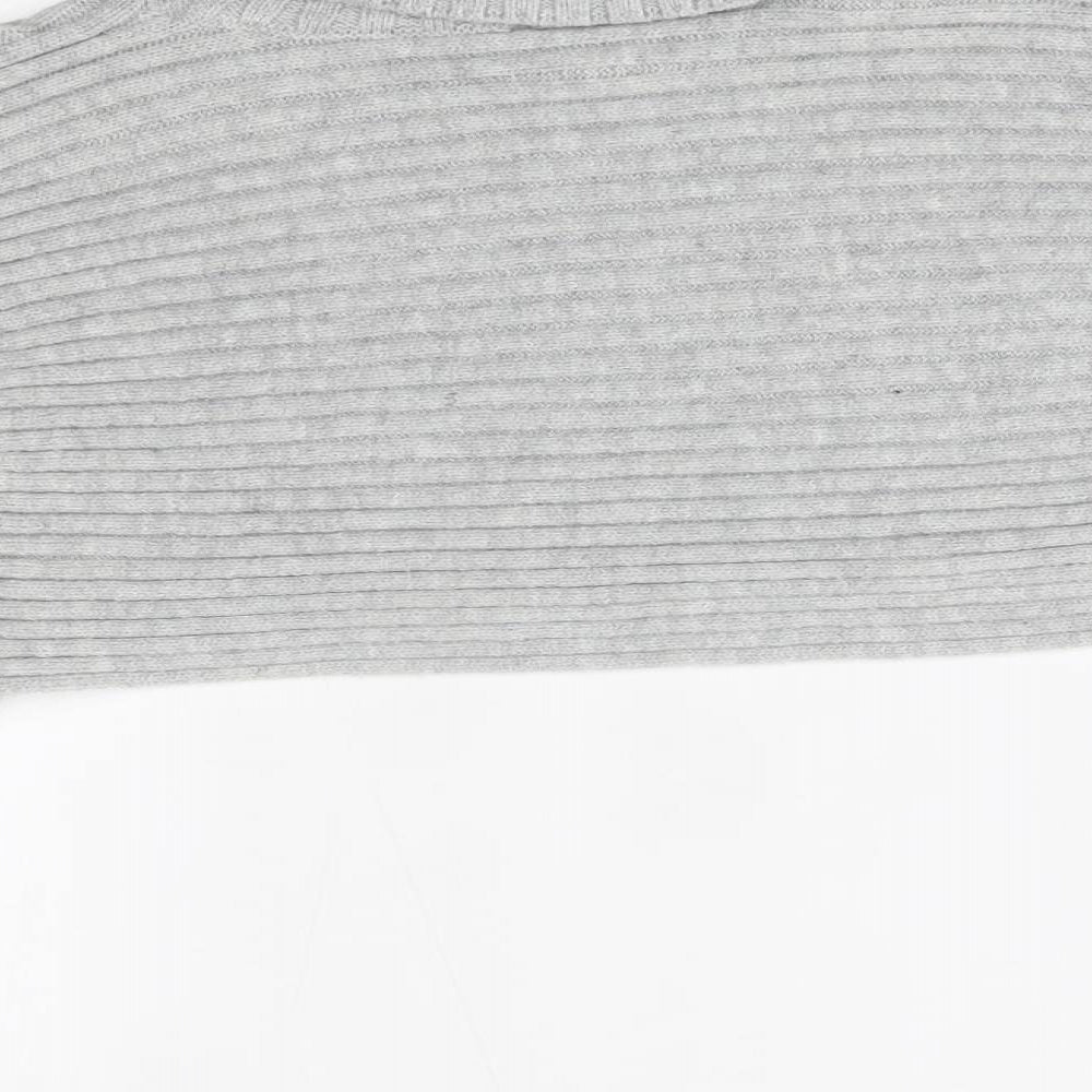 New Look Womens Grey Pullover Jumper Size M