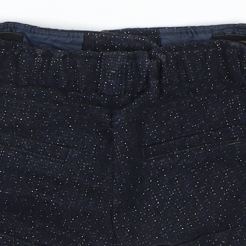 F&F Girls Blue Capri Trousers Size 12-18 Months - Shorts