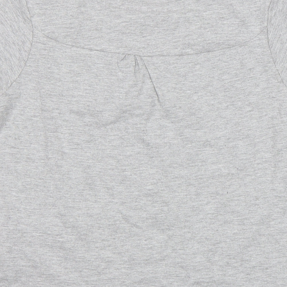 LA Gear Girls Grey Basic T-Shirt Size 7-8 Years