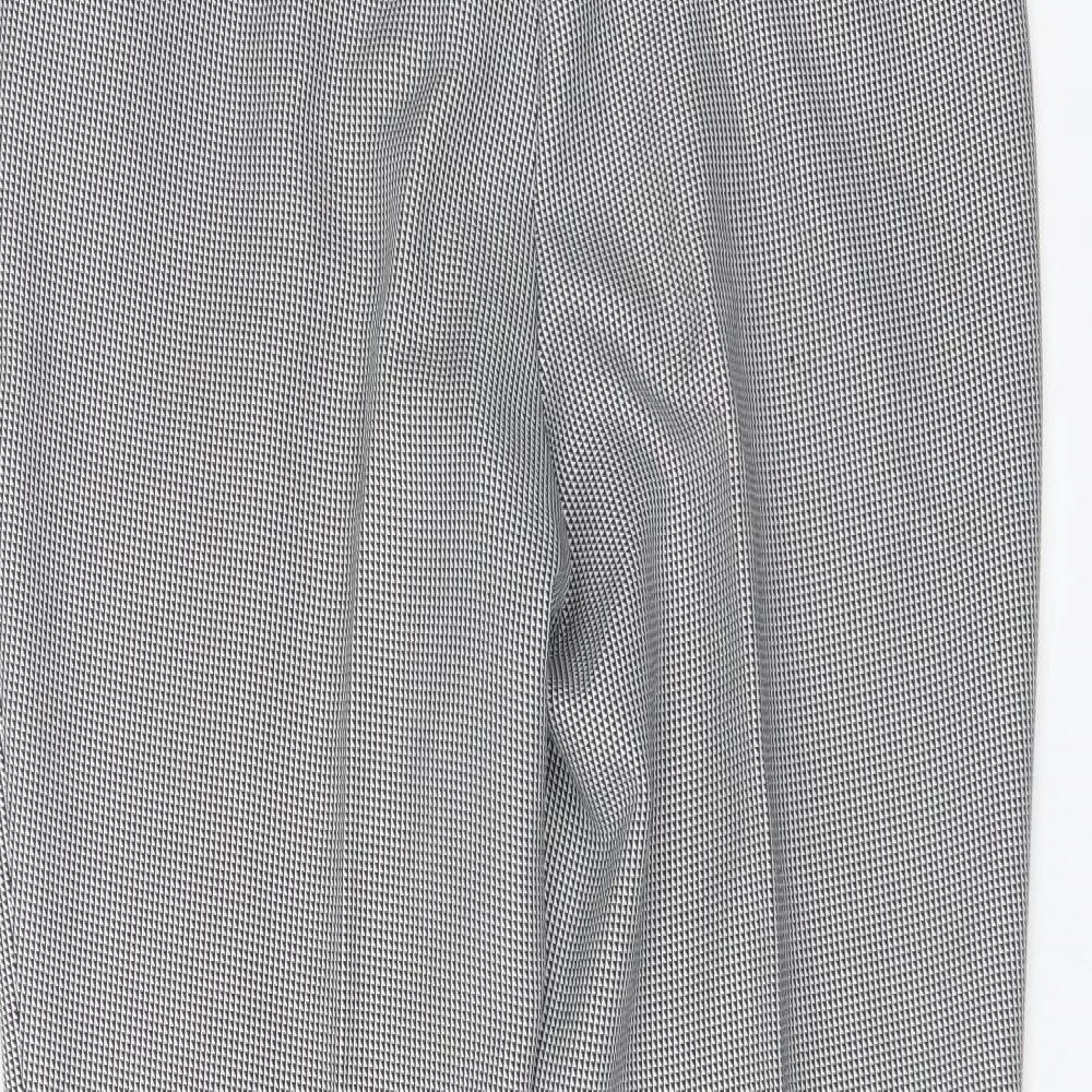 F&F Womens Multicoloured Check Trousers Size 10 L28 in