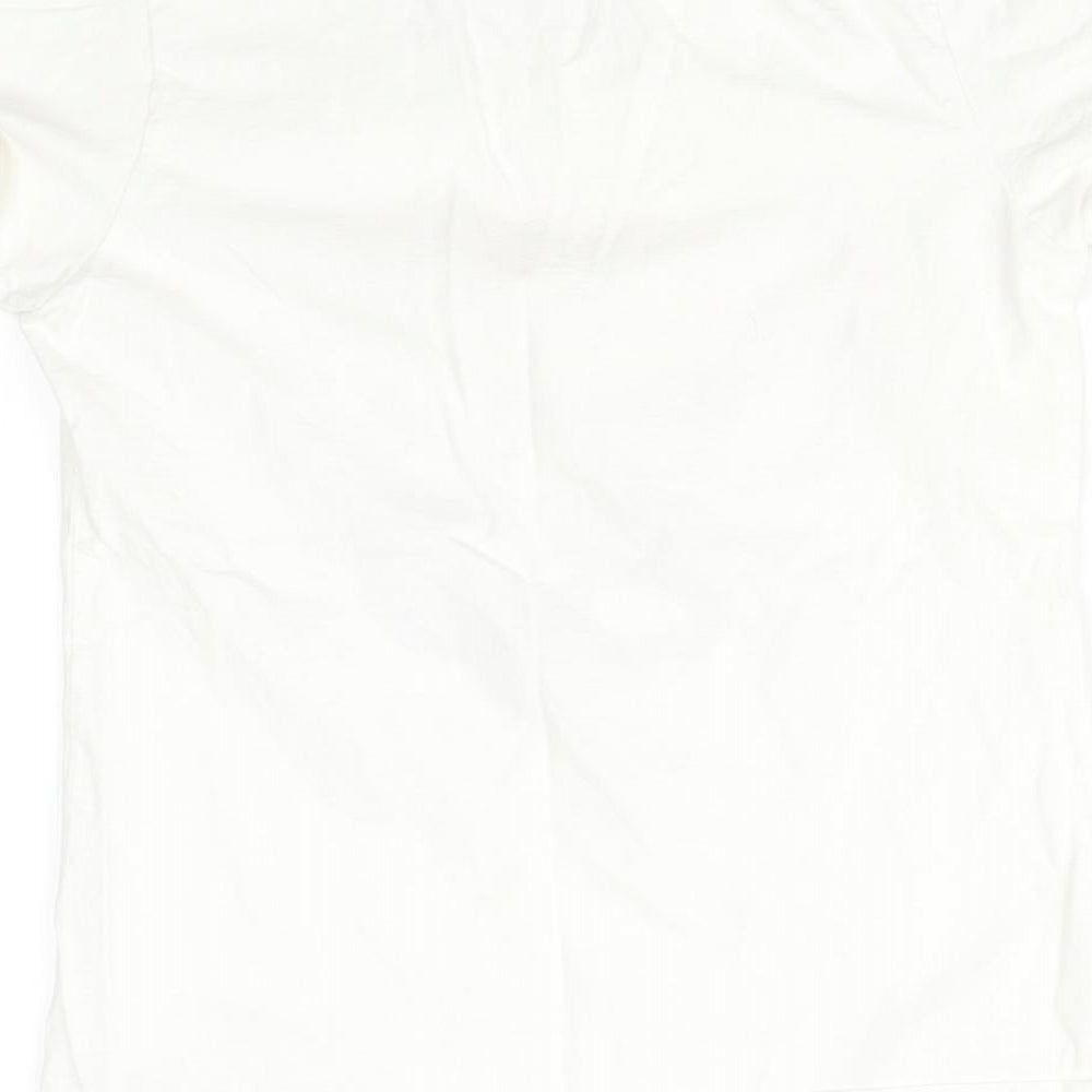 Fruit of the Loom Womens White Basic T-Shirt Size S