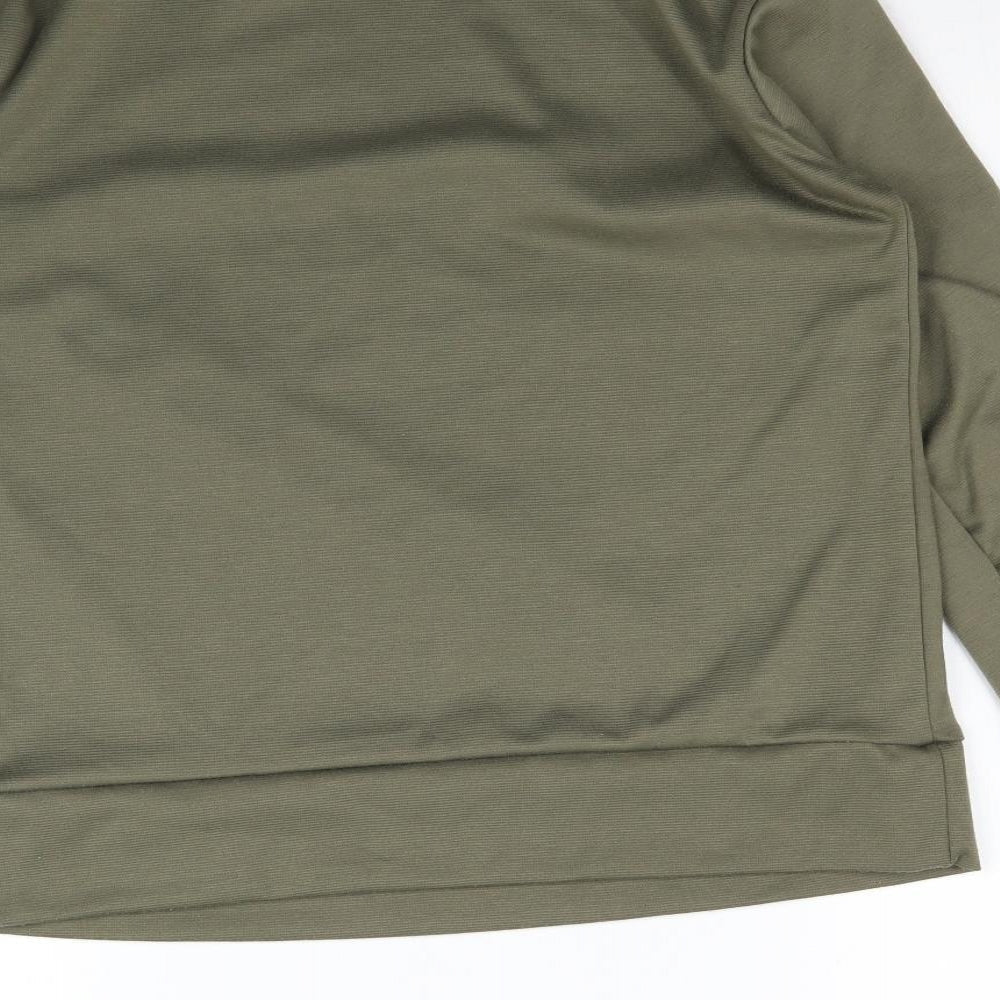 Sophia Mirza Womens Green Pullover Sweatshirt Size S - Vogue