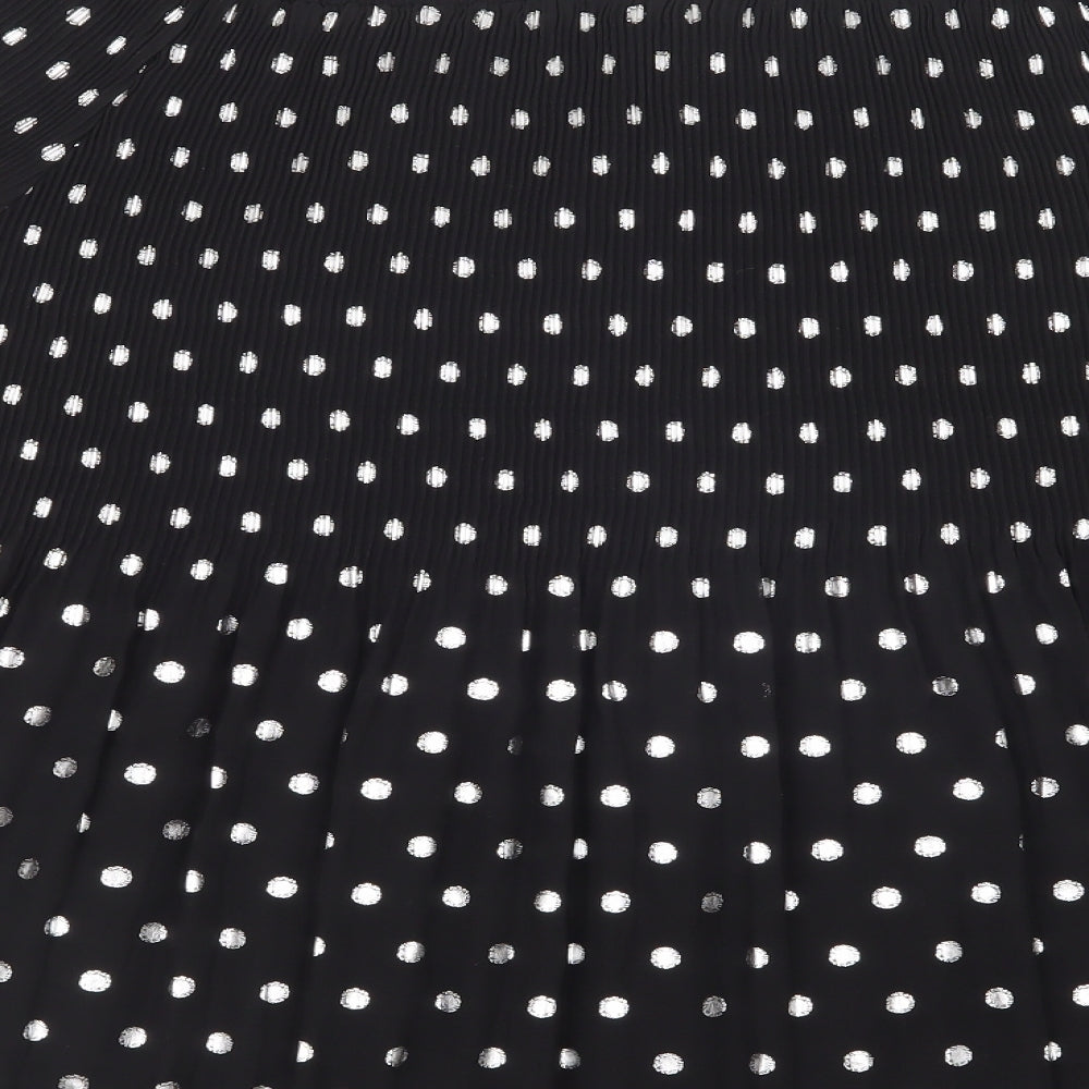 NEXT Womens Black Polka Dot Basic Blouse Size 12