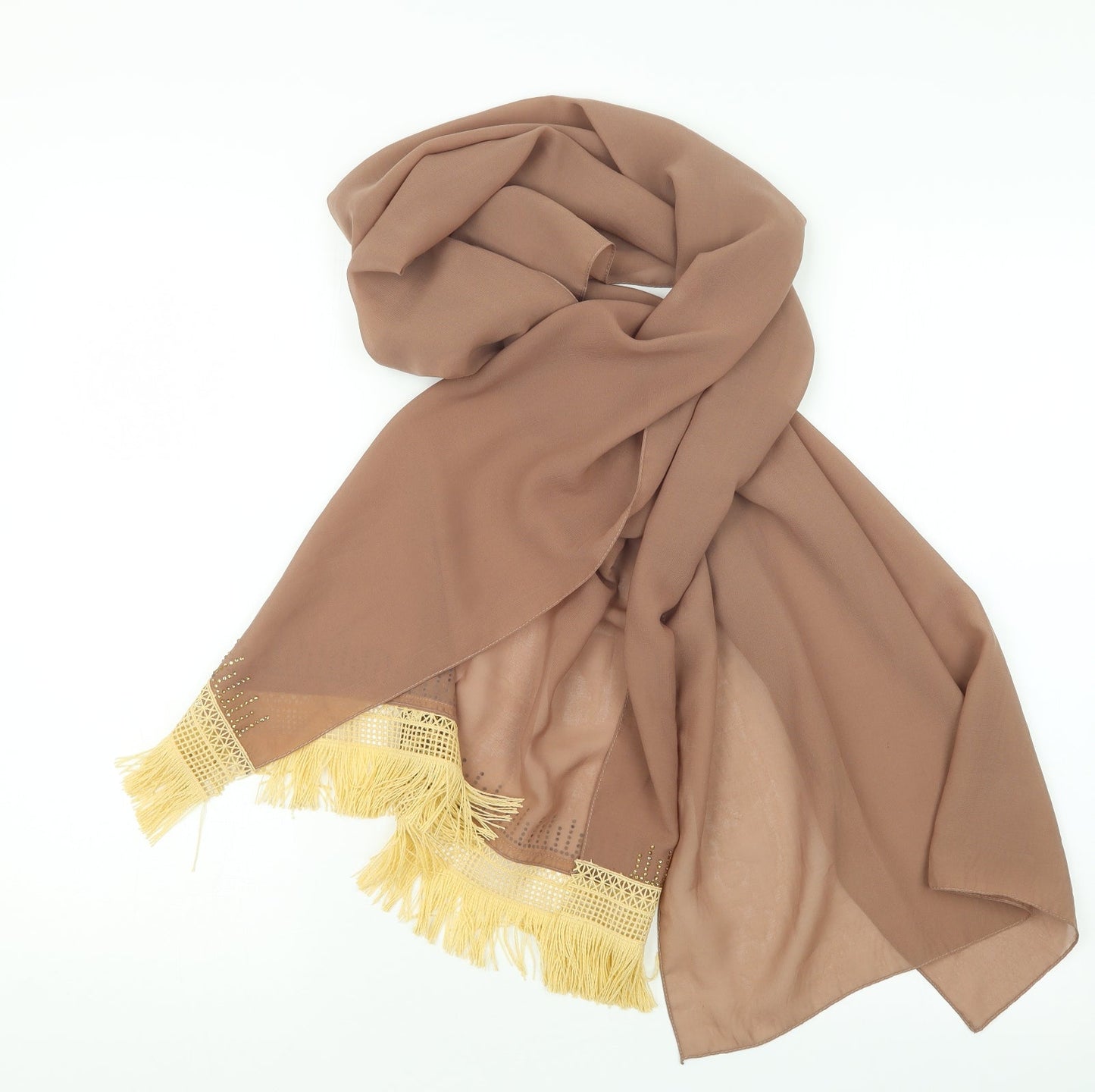 Preworn Womens Beige Scarf