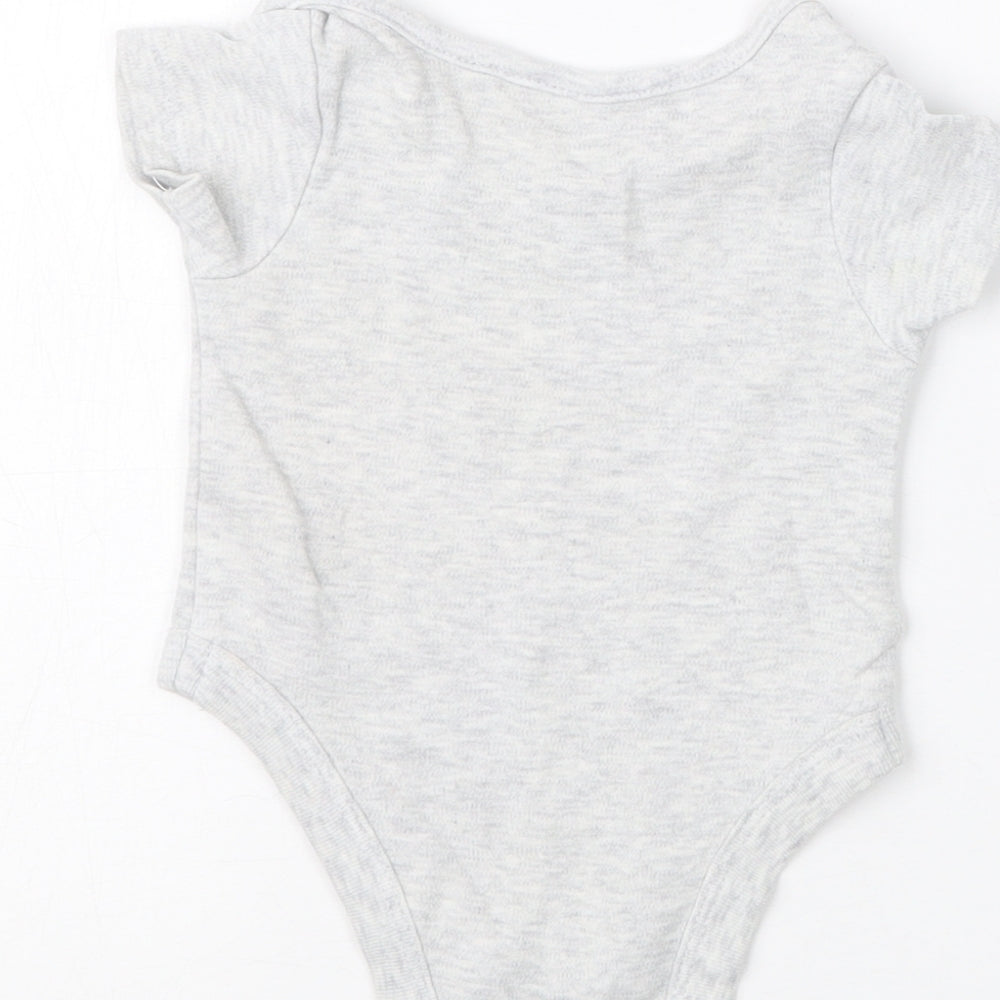 Lily & Dan Baby Grey Babygrow One-Piece Size Newborn