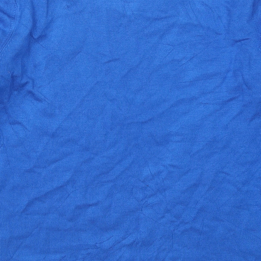Casamia Womens Blue Knit Pullover Jumper Size S