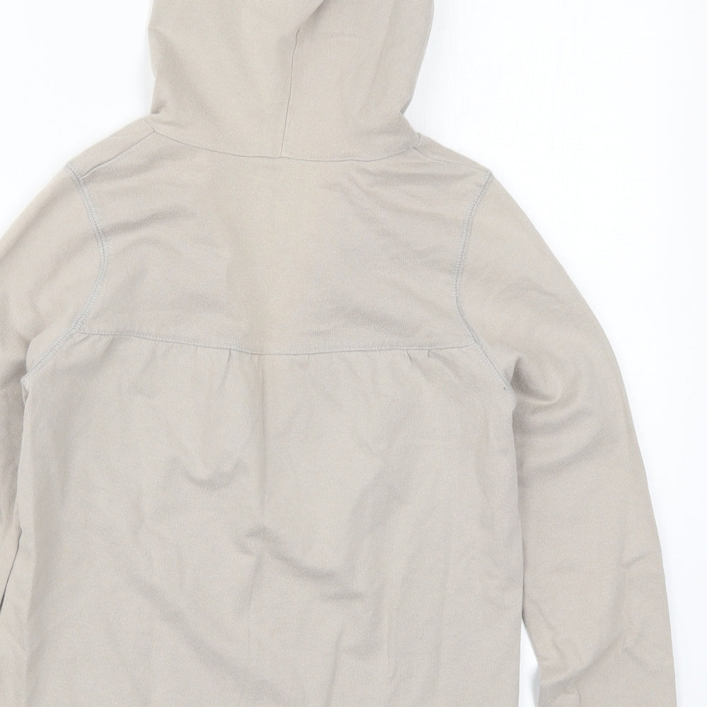 Topshop Womens Beige Pullover Hoodie Size 12
