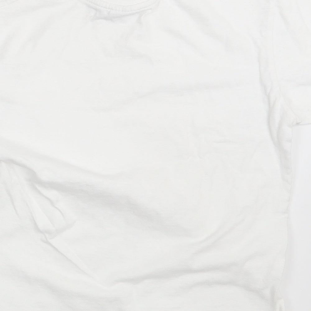 Banner Boys White Basic T-Shirt Size 9-10 Years