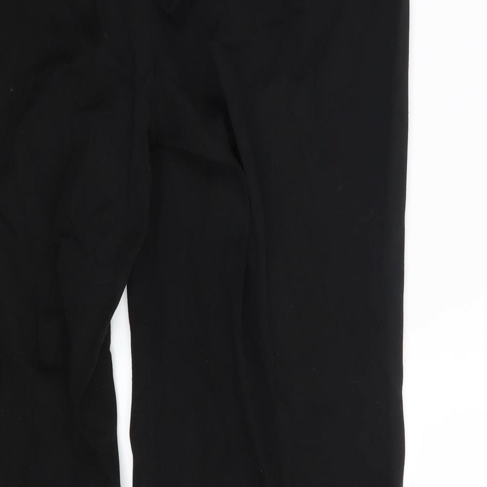Rafaella Womens Black Trousers Size 10 L32 in