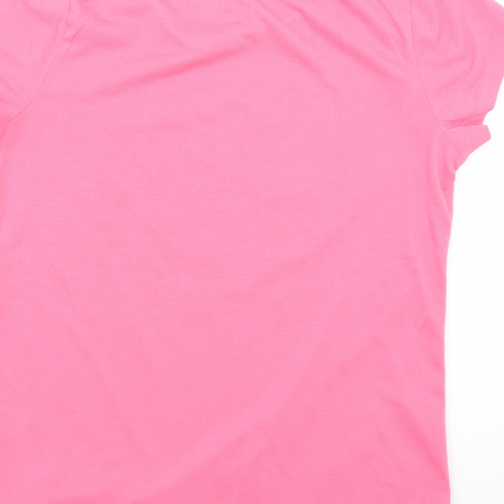 Matalan Womens Pink Top Pyjama Top Size 10