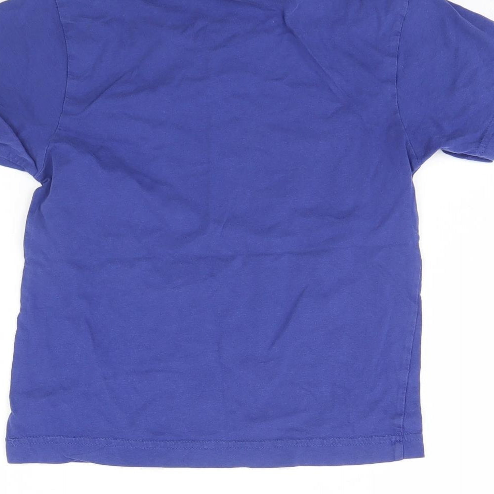 Blue Max Boys Blue Basic T-Shirt Size 5 Years