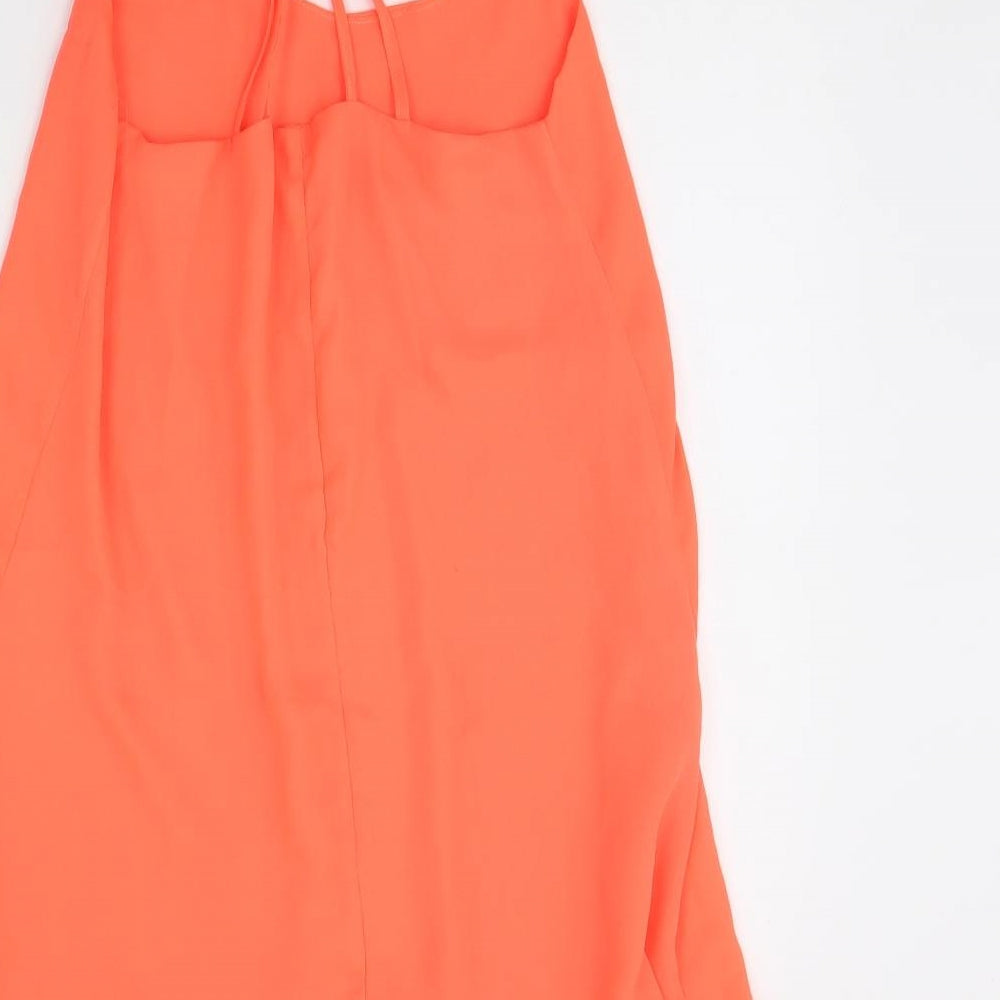Ribbon Womens Orange Shift Size 10