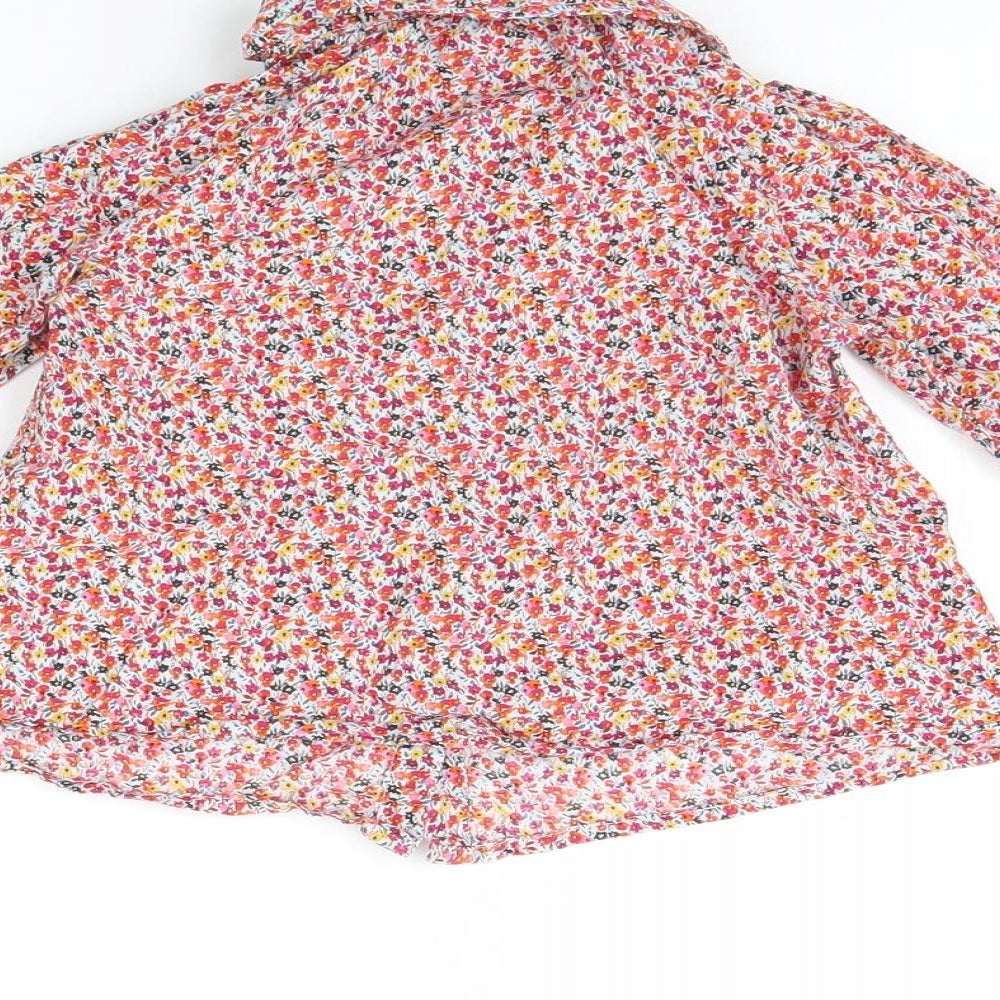NEXT Girls Multicoloured Floral Basic Button-Up Size 2 Years