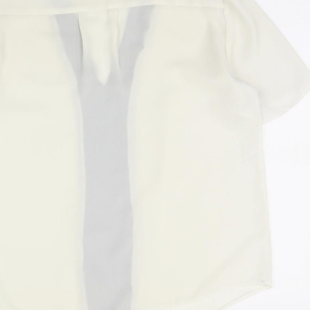 ASOS Womens Ivory Basic Blouse Size 10