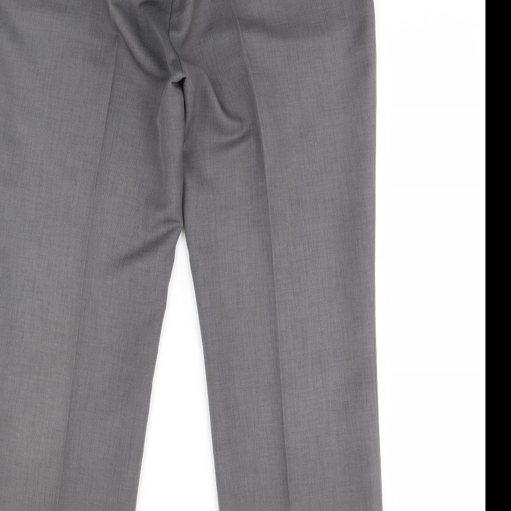 Esmorn Womens Grey Dress Pants Trousers Size 12 L31 in
