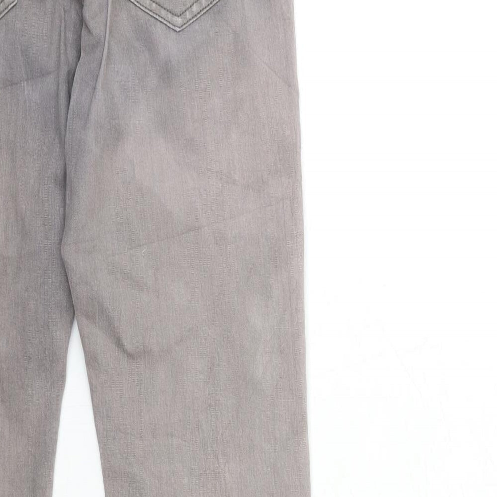 H&D Womens Grey Denim Skinny Jeans Size 28 in L28 in