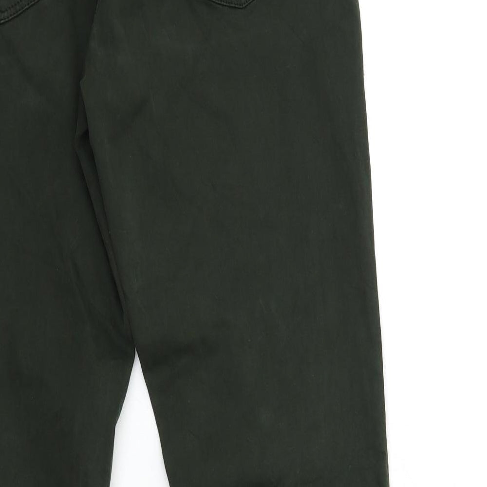 H.I.S Womens Green Denim Skinny Jeans Size 10 L26 in