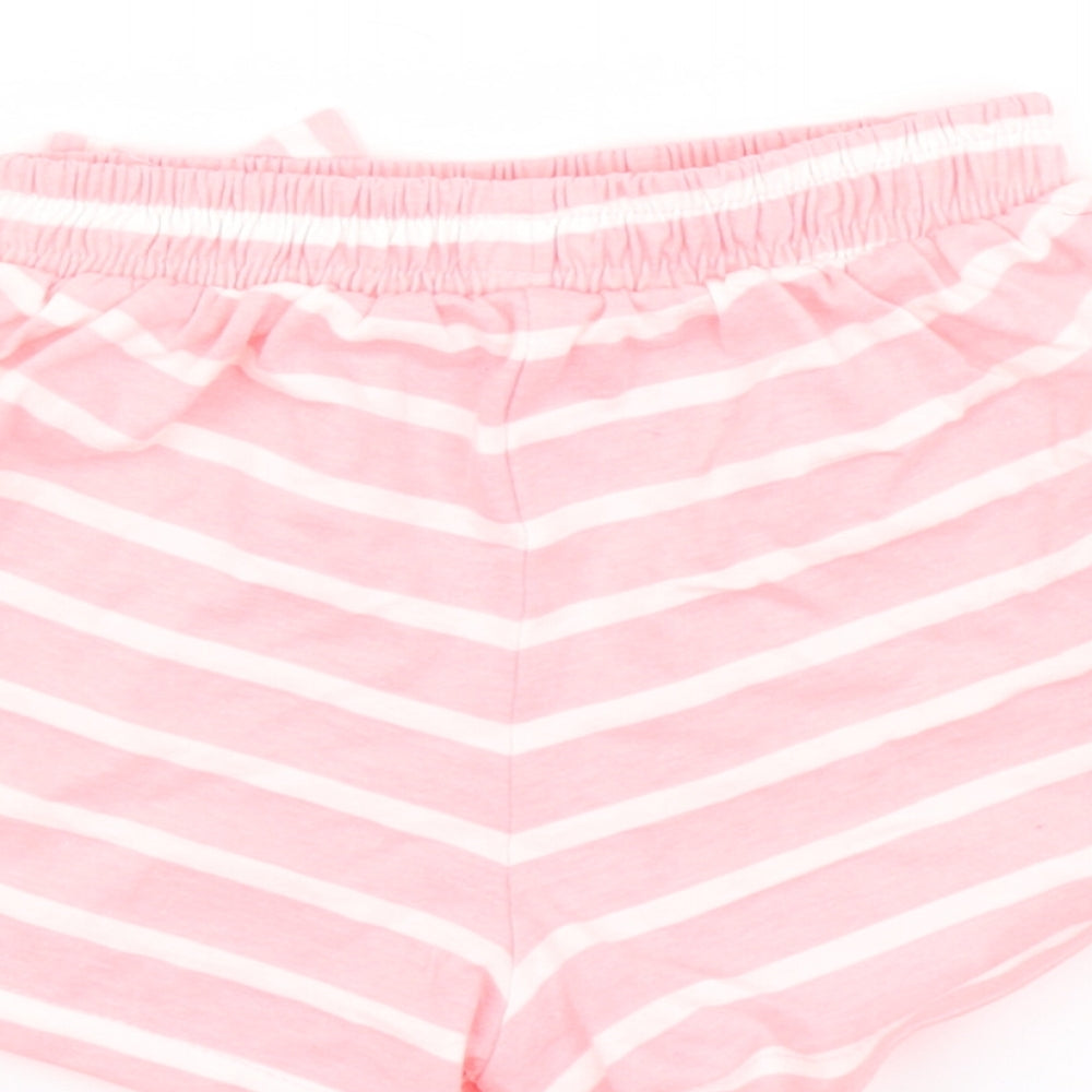 TU Girls Orange Striped Cropped Trousers Size 12-18 Months