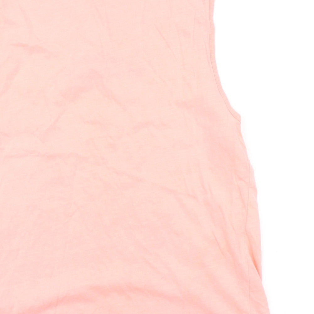 New Look Womens Pink Basic Tank Size M