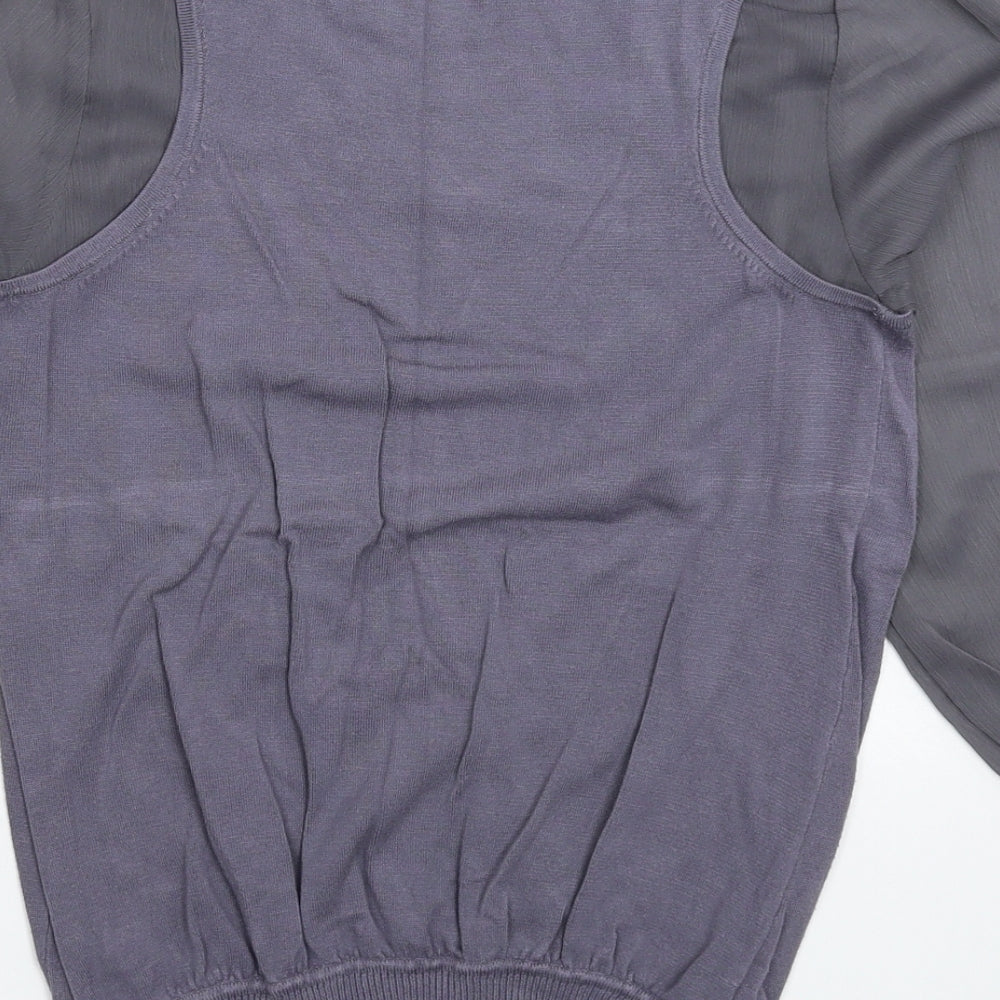 NEXT Womens Grey Knit Pullover Jumper Size 10