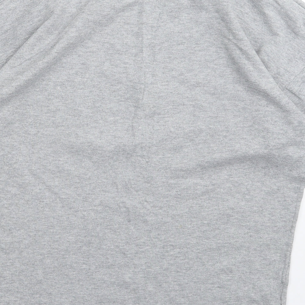 NEXT Womens Grey Knit Basic T-Shirt Size 8