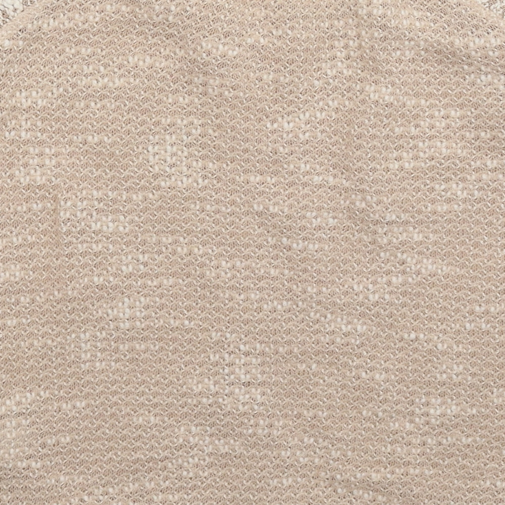 New Look Womens Beige Knit Pullover Jumper Size 8