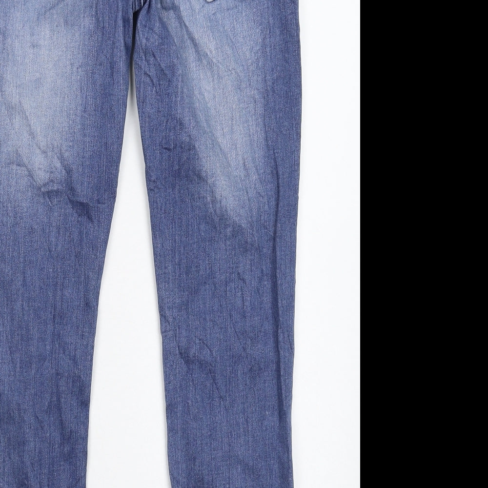 H&M Womens Blue Denim Skinny Jeans Size 33 in L27 in