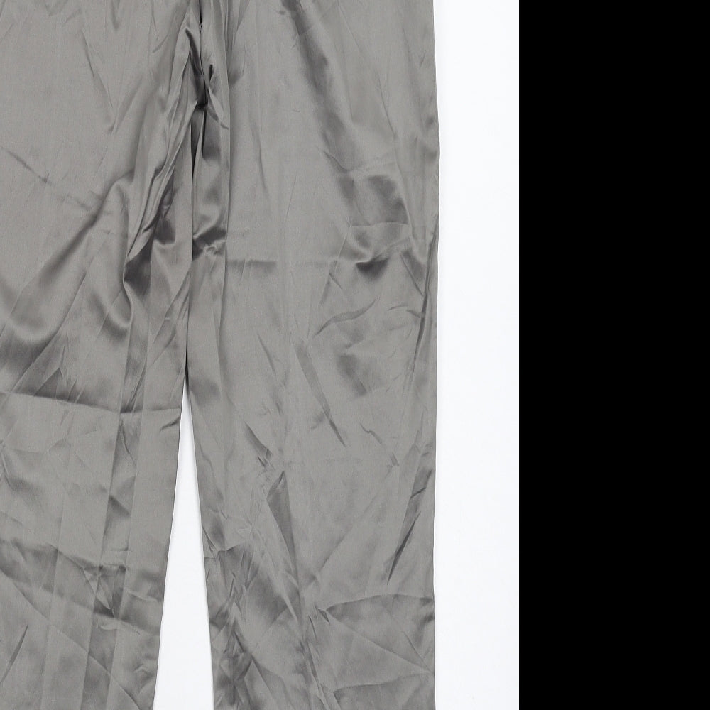Caterina Womens Grey Trousers Size 28 in L26 in