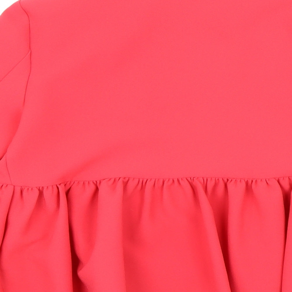 Topshop Womens Pink Jacket Size 8