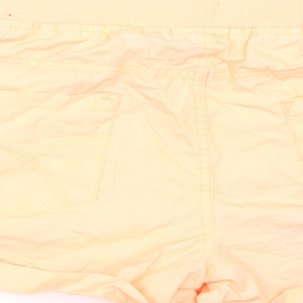 Atmosphere Womens Orange Paperbag Shorts Size 10