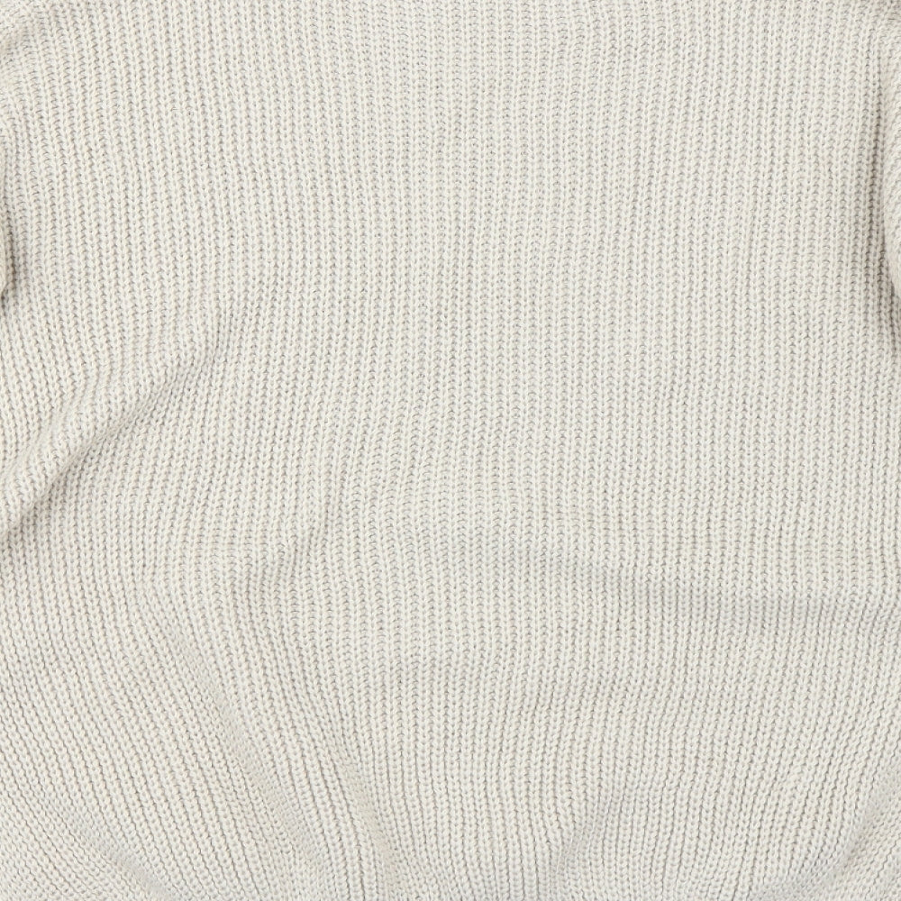 Femme Luxe Womens Brown Pullover Jumper Size L
