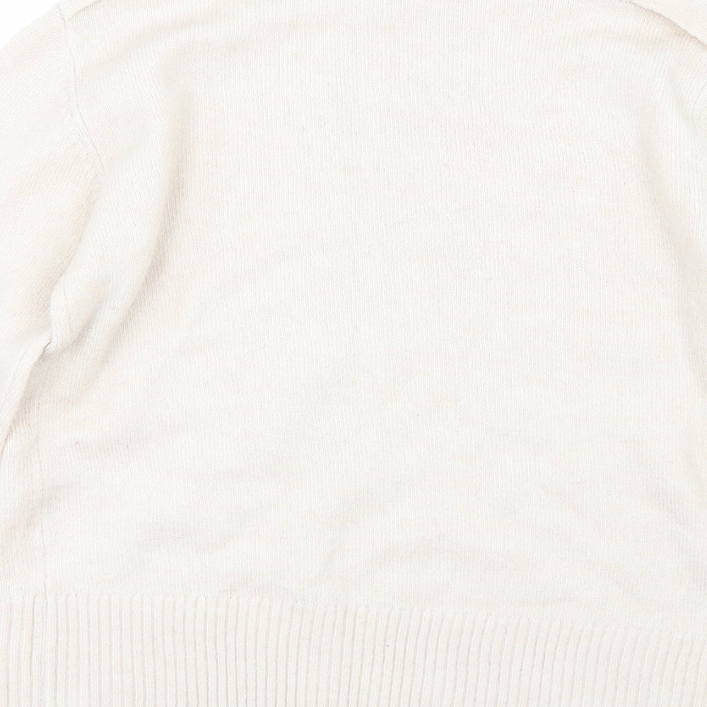 Warehouse Womens Beige Pullover Jumper Size 10