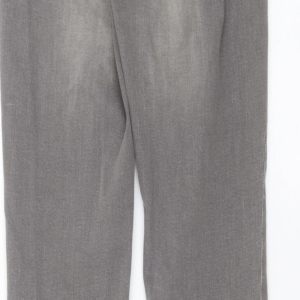 Preworn Womens Grey Denim Skinny Jeans Size 28 in L30 in