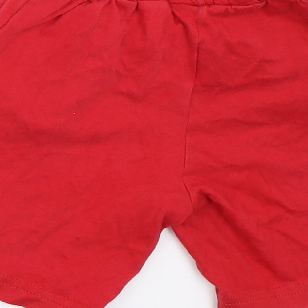 EMC Boys Red Sweat Shorts Size 2 Years