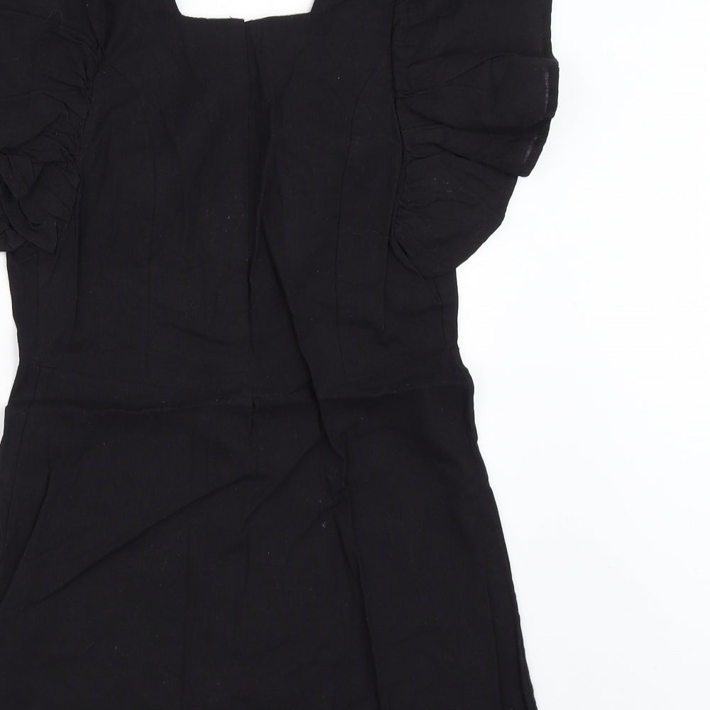 Preworn Womens Black Fit & Flare Size S