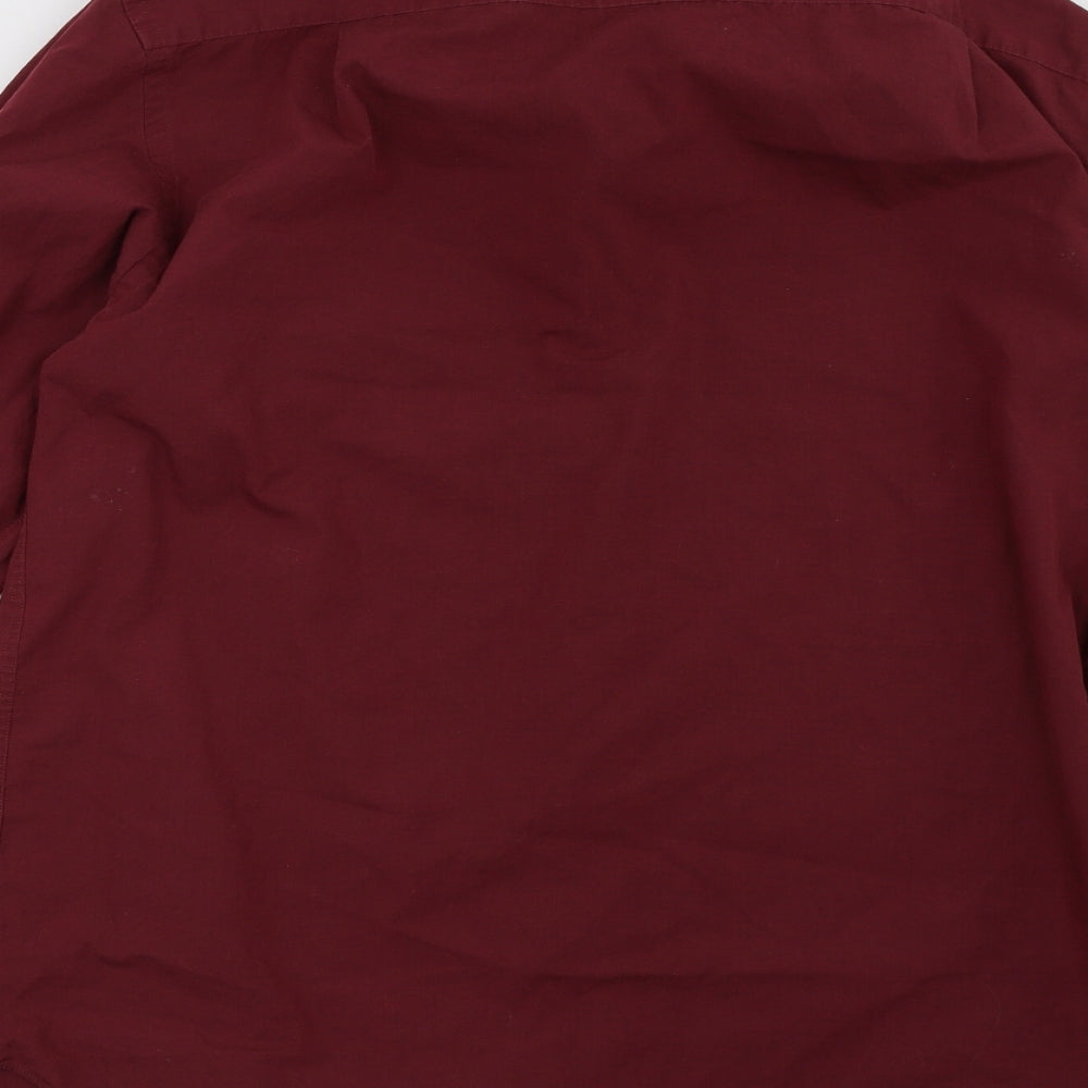 Marks & Spencer Mens Red Polo Size 16.5