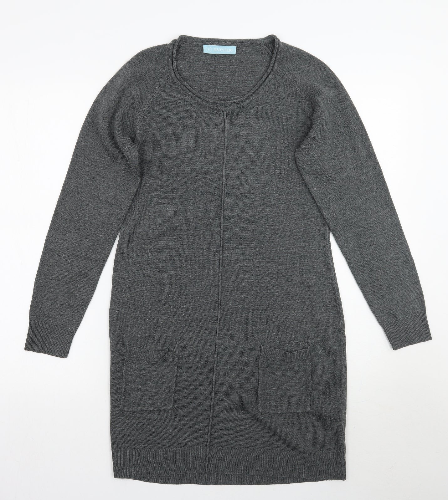 ladies grey jumper dress Jessica Simpson grey jumper dress w/ belt SIZE S has