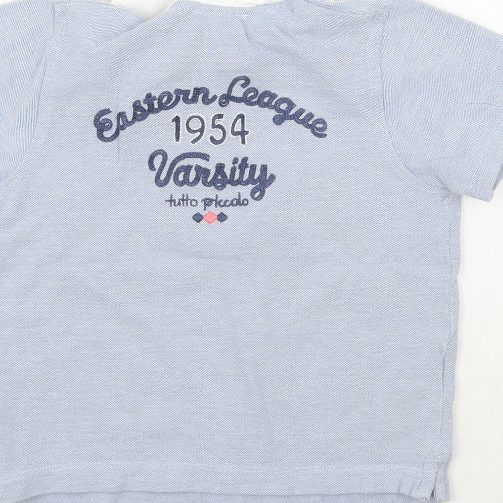 Tutto Piccolo Boys Blue Basic Polo Size 3 Years