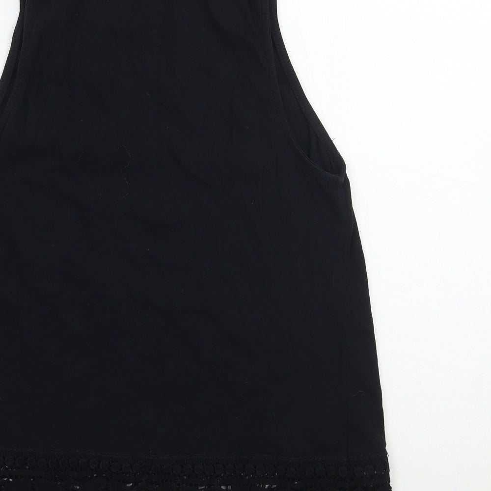 Newlook Womens Black Basic Tank Size 10