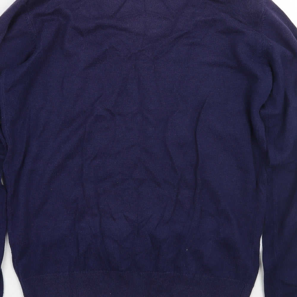 Palm Grove Womens Blue Pullover Jumper Size 10