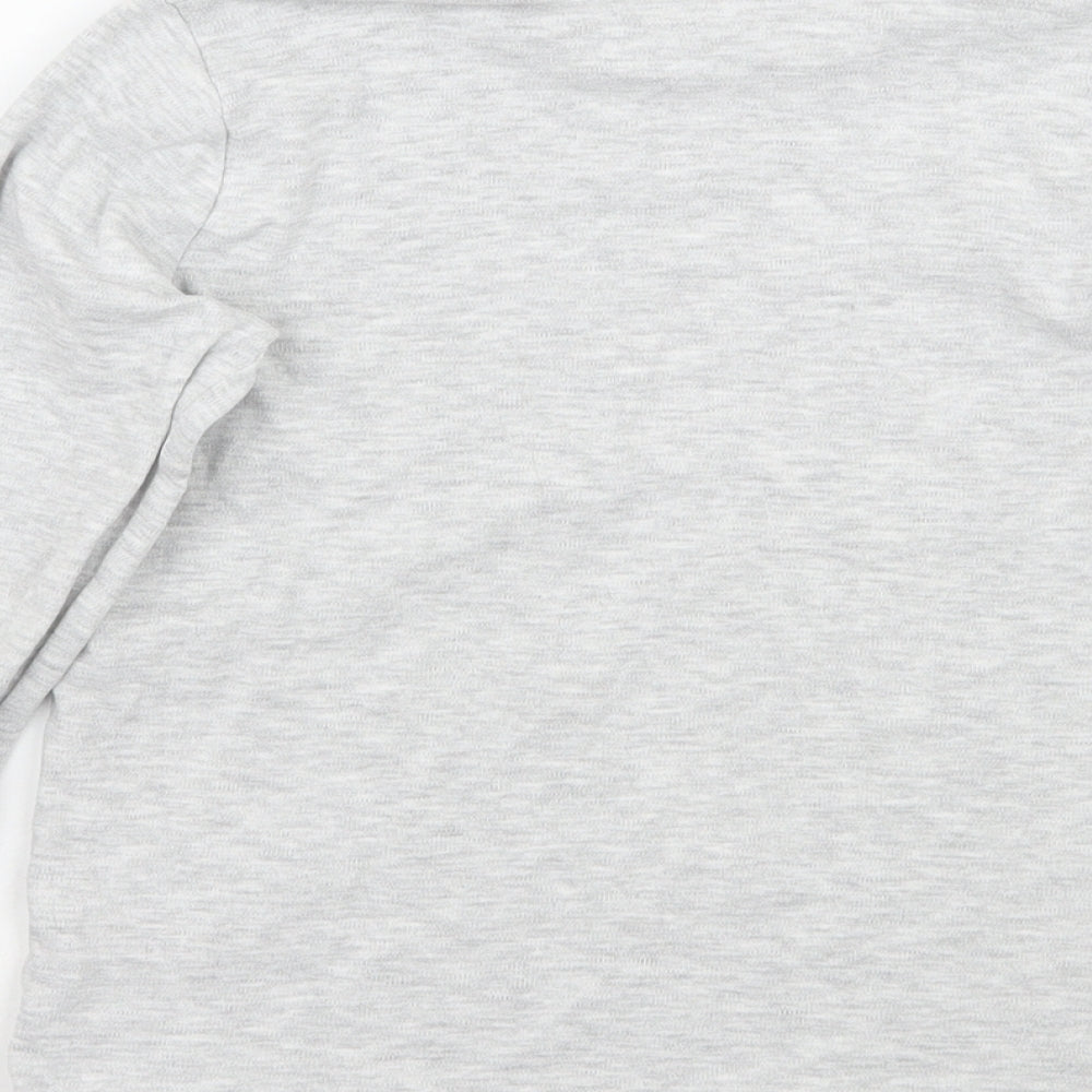 George Girls Grey Basic T-Shirt Size 9-10 Years